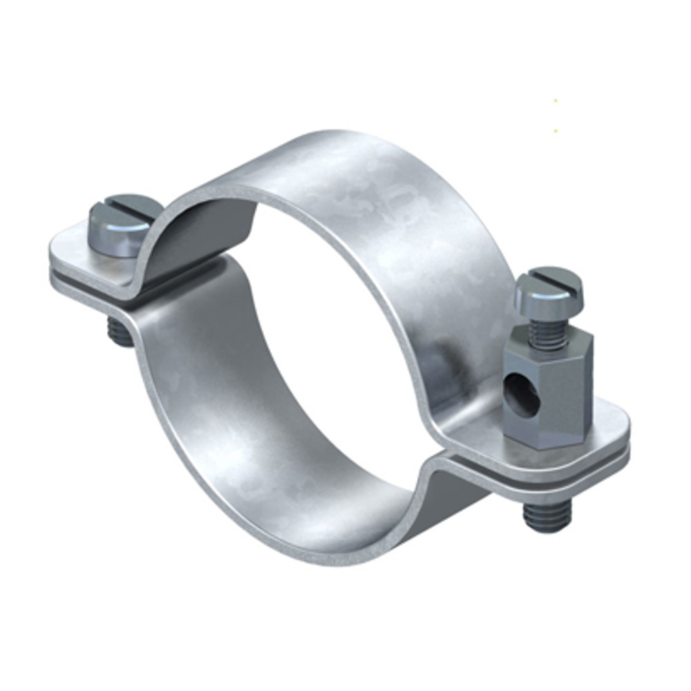Erdungsschelle, Typ 942/22, Spannbereich 19 - 22 mm, für Rohr-Ø Zoll 1/2"