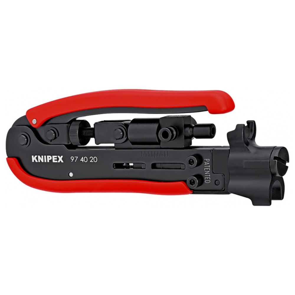 Kompressionswerkzeug für F-, BNC- und RCA-Stecker