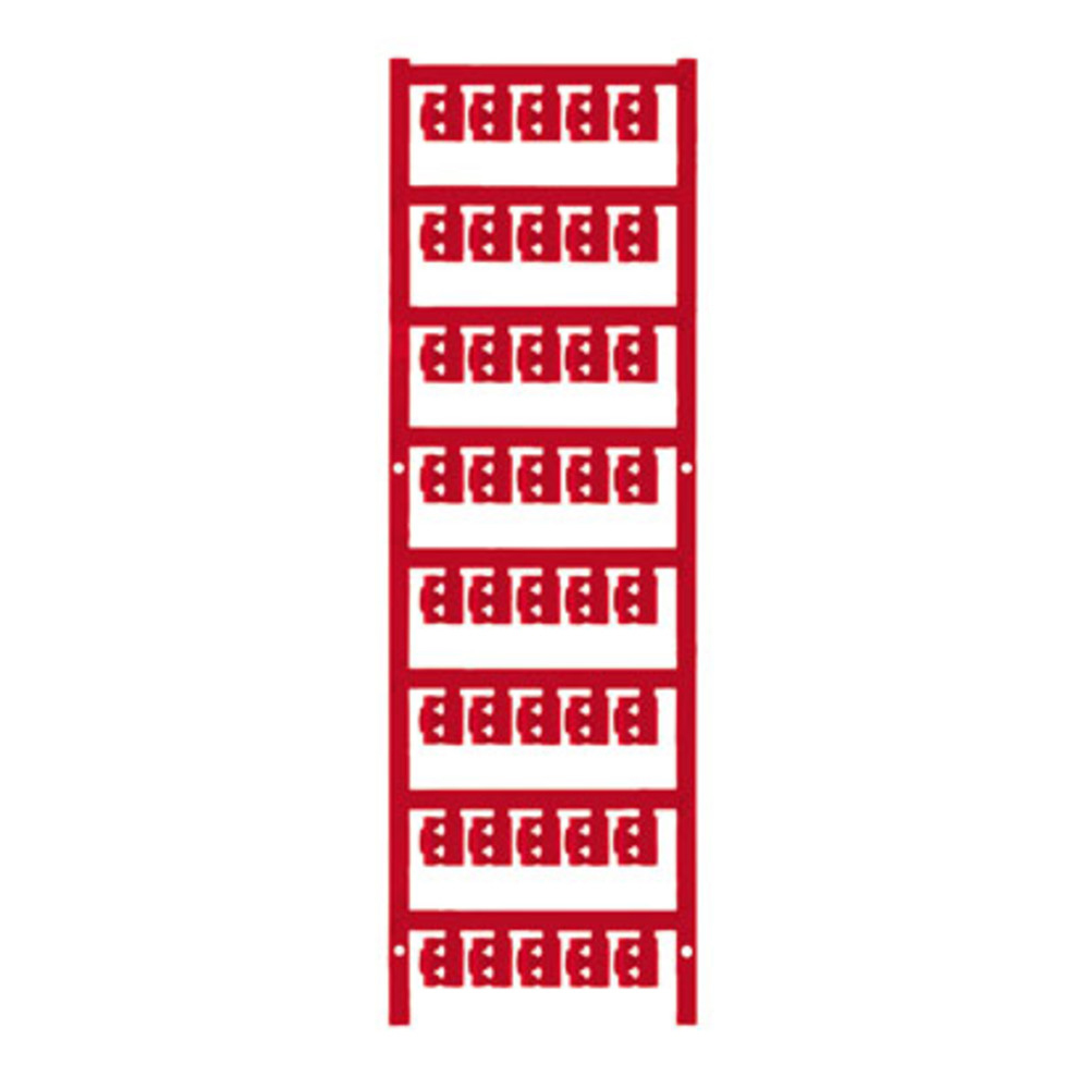 Weidmüller Leitermarkierer SlimFix Clip SFC 0/12, rot