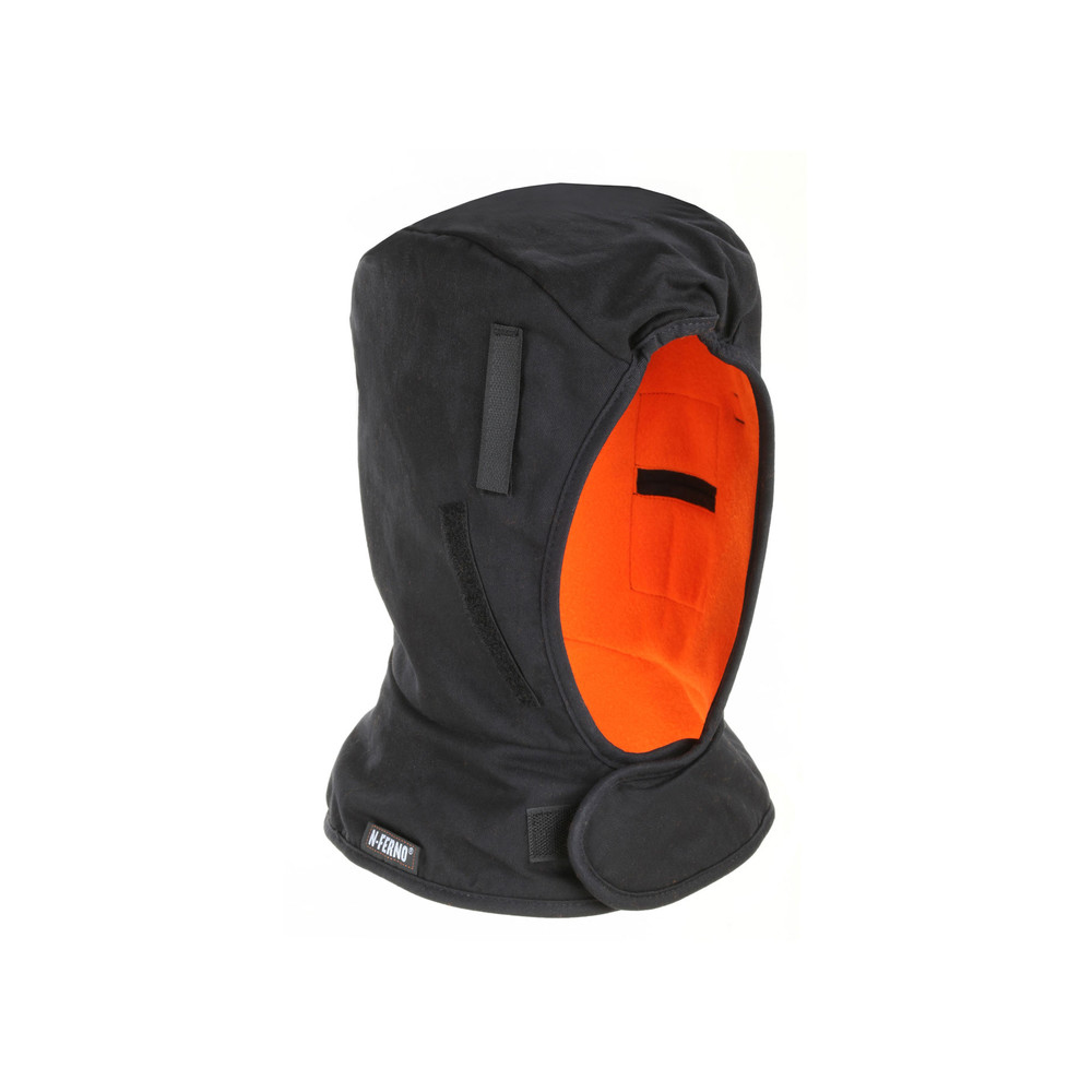 Winter-Einsatz für Helme N-Ferno 6852, schulterlang, schwarz