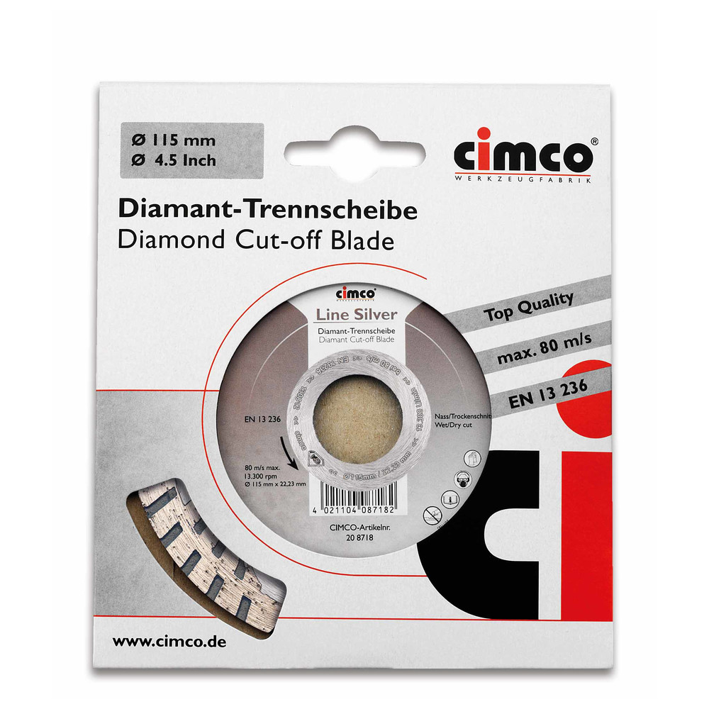 Diamant-Trennscheibe Putz Estrich Durchmesser 180