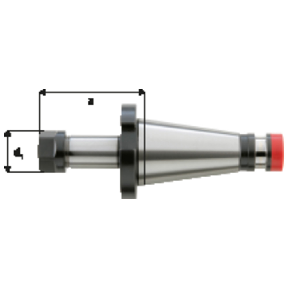 Spannzangenfutter DIN 2080 SK40-ER16
