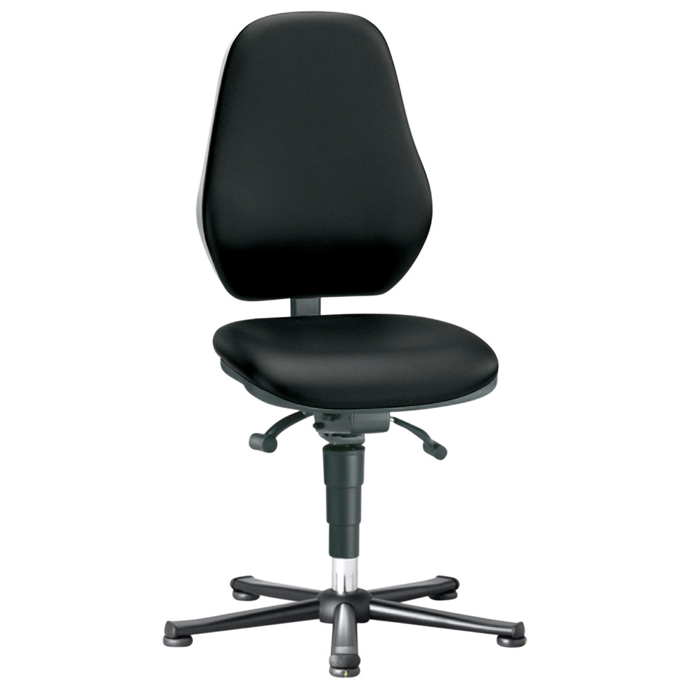 Bimos Drehstuhl Basic 1, mit Gleiter, ESD, Kunstleder, Synchrontechnik