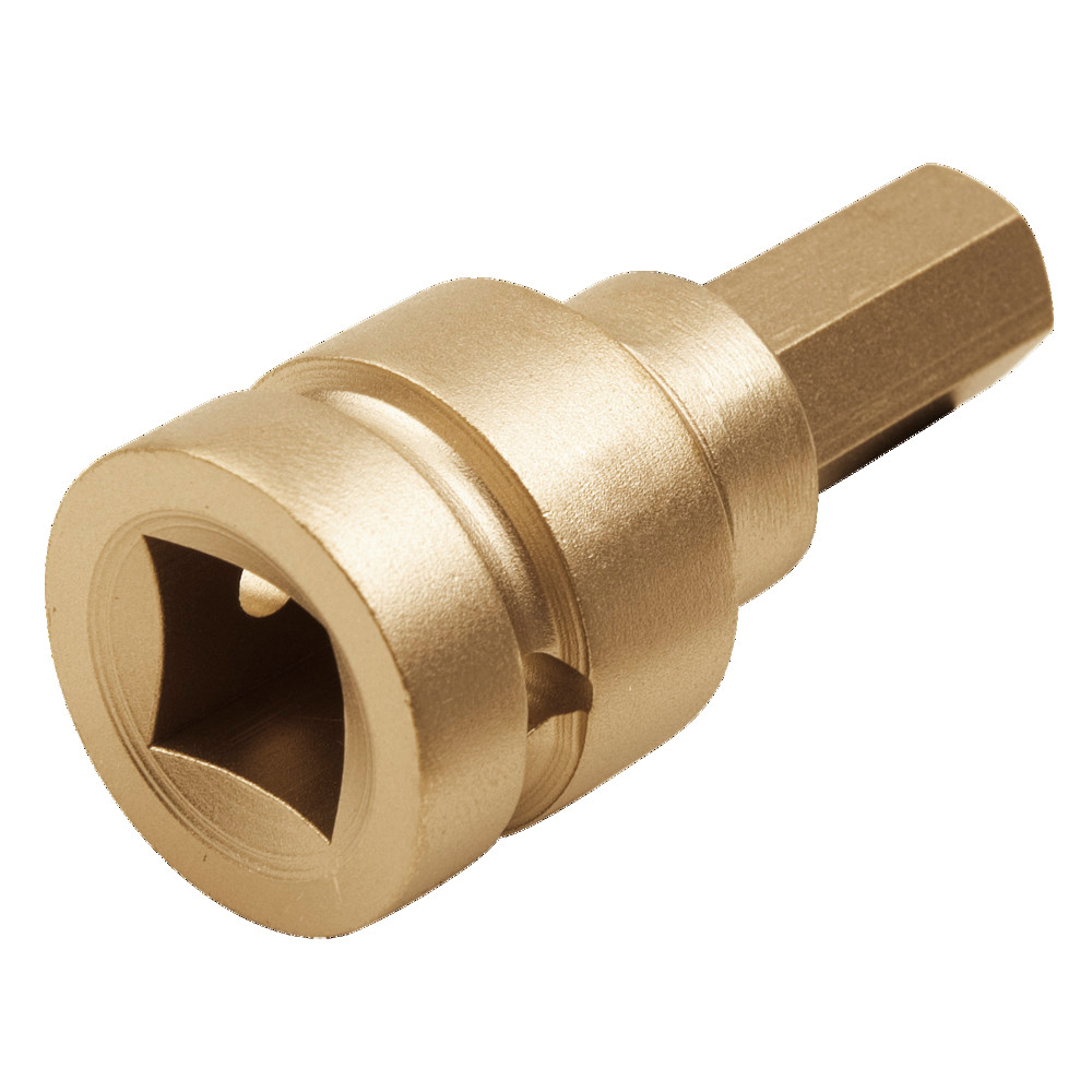 6-Kant-Schraubendrehereinsatz für Schlagschrauber funkenfrei, 1", 22 mm