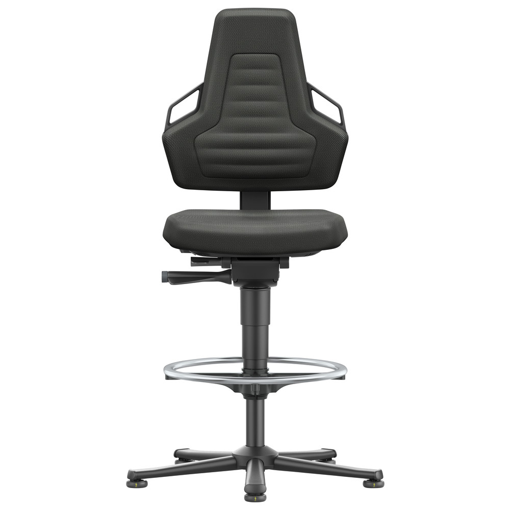 Drehstuhl Nexxit 3, mit Gleiter/Fußring, ESD, Stoff Duotec, mit Griff