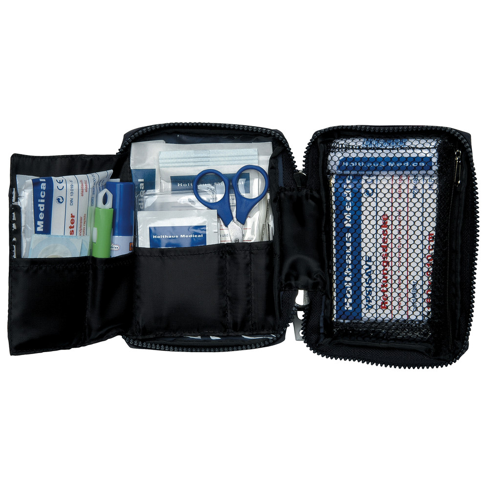 Verbandtasche TRAVEL, Gürtelschlaufe, 27-teilige Füllung
