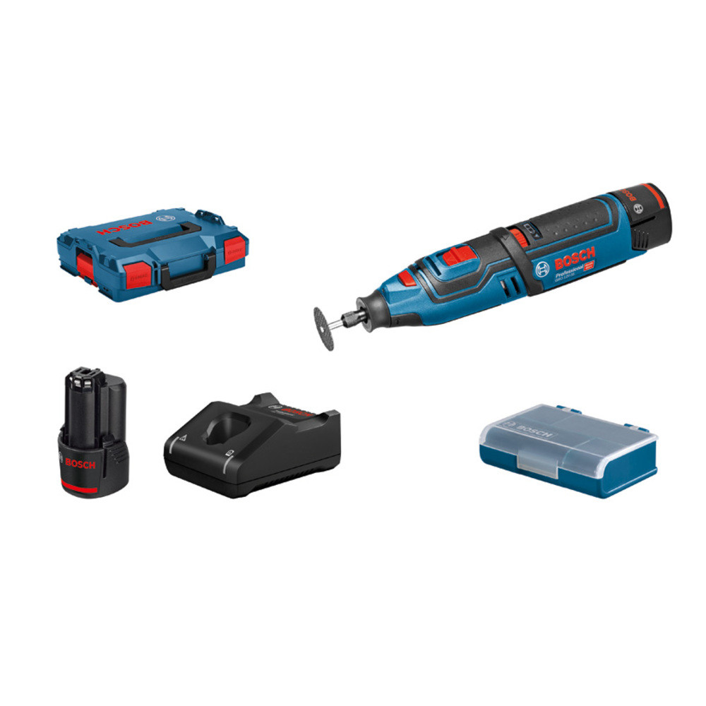 Akku-Rotationswerkzeug GRO 12V-35, mit 2 x 2.0 Ah, L-BOXX