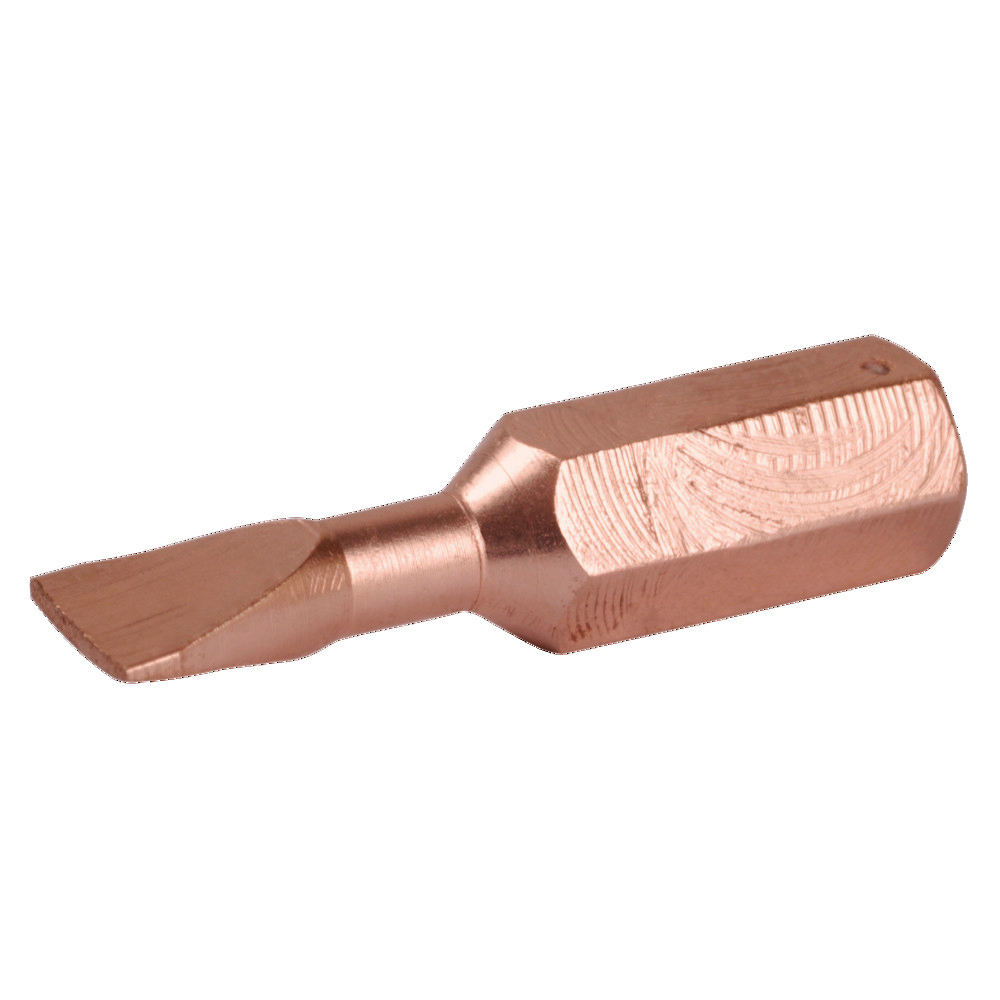 Schraubendreher Bit 1/4" funkenfrei, Schlitz, 4,5 mm