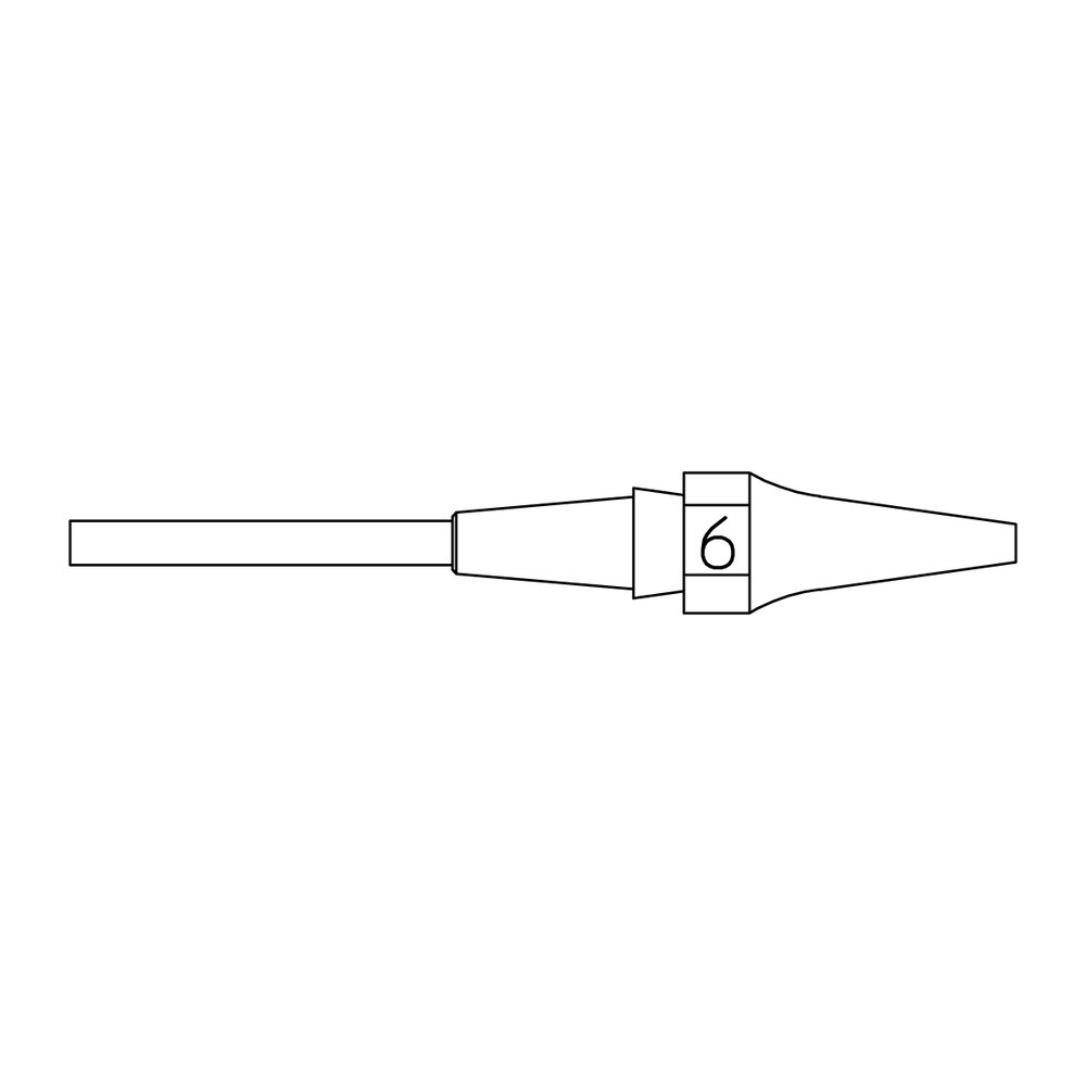 Weller Saugdüse Serie XDS, XDS 6/0,7 mm, 1,9 mm