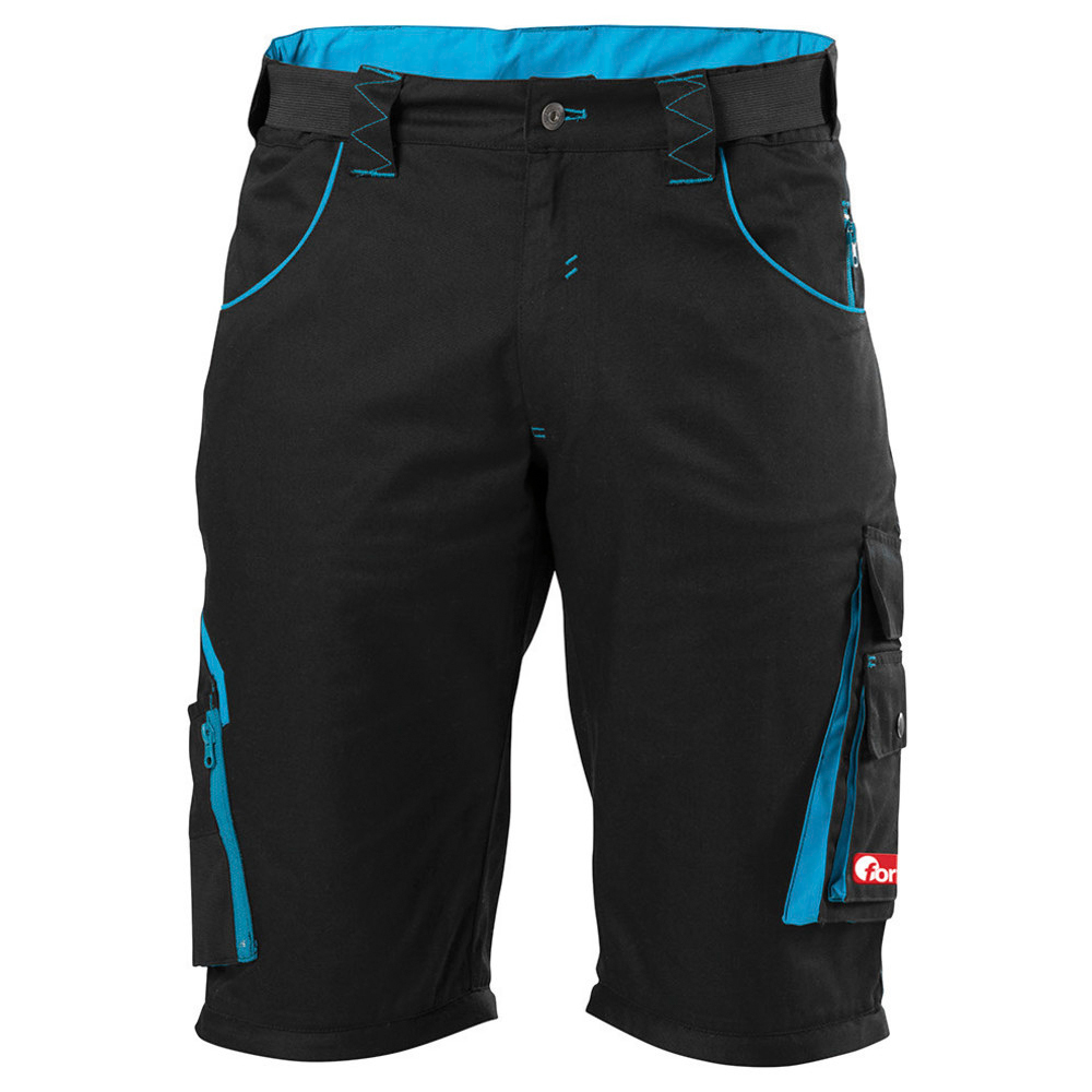 Herren Bermuda 24, Black/turquoise, Gr. 50