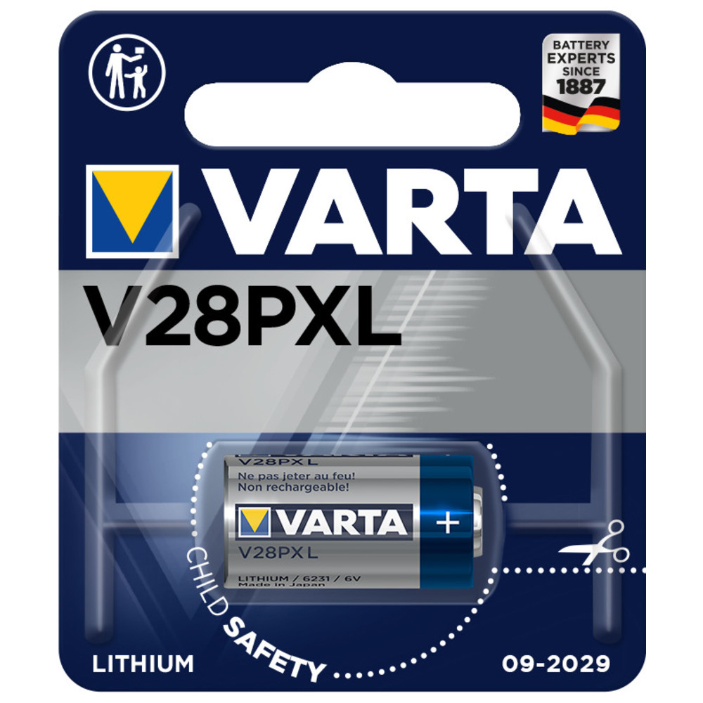 Lithium-Batterie V28PXL / 2CR11108, 13 mm