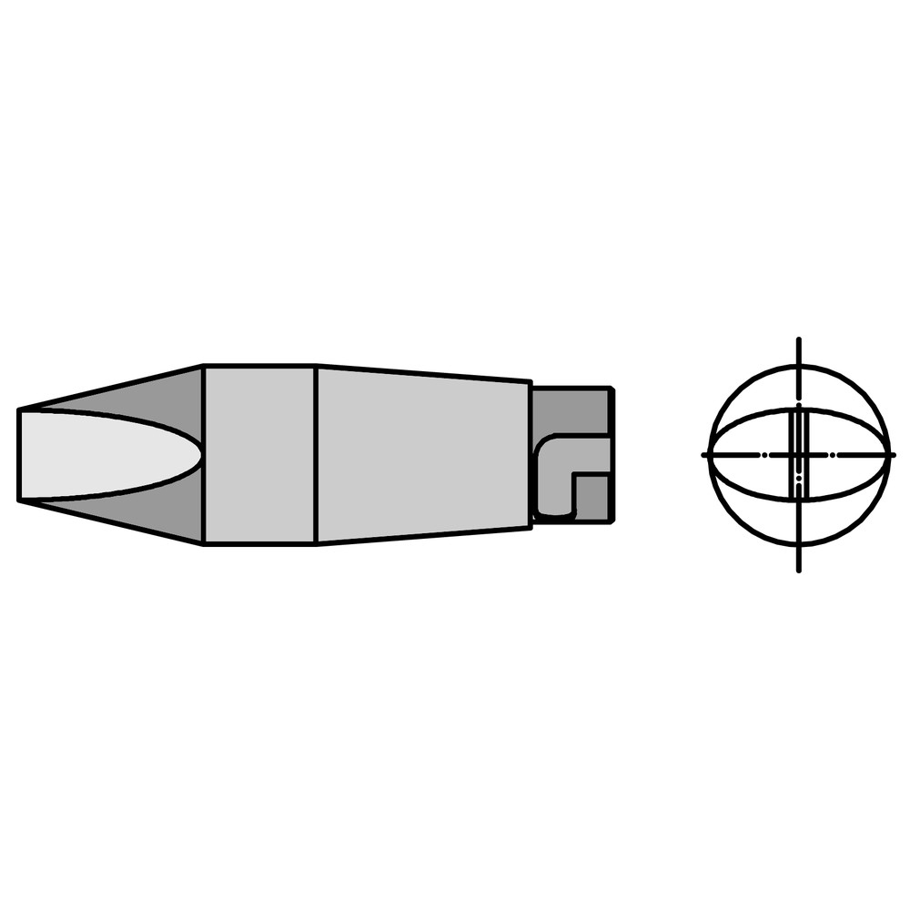 Lötspitze Serie HT, HT 3/7,0 x 1,2 mm, gerade