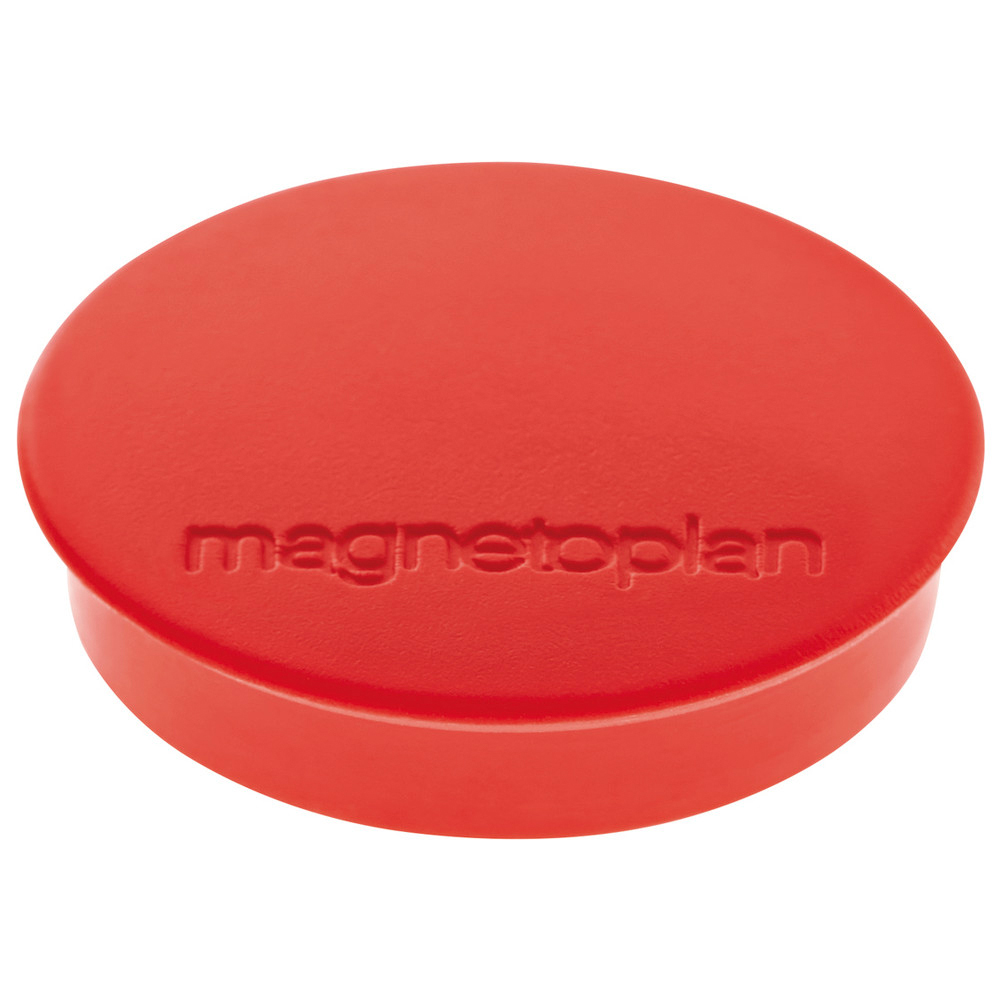 Magnet D30 mm VE10 Haftkraft 700 g rot