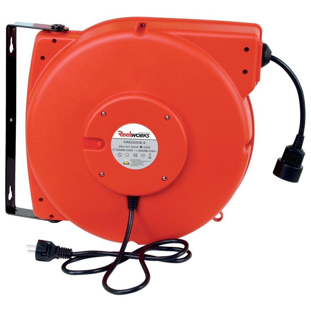 Kabelaufroller 15 m mit Schukostecker
