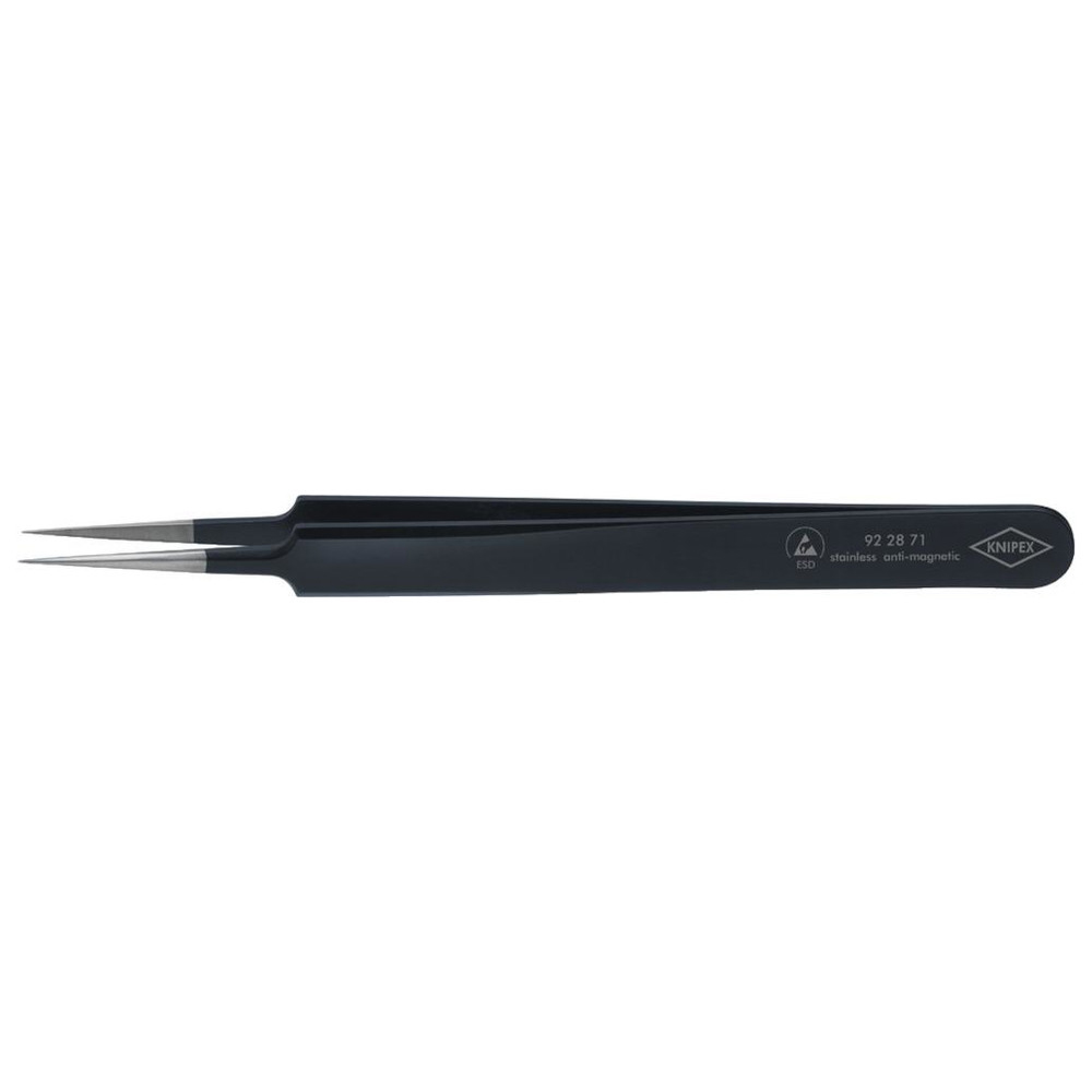 ESD-Pinzette Nadelform 110 mm schwarz