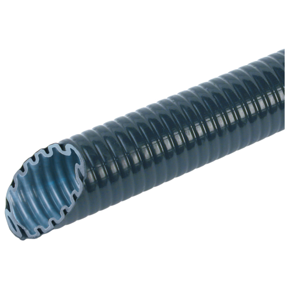 Kunststoffwellrohr FFKuS-ES-F-UV, AØ x IØ 16,0 x 10,5 mm, schwarz