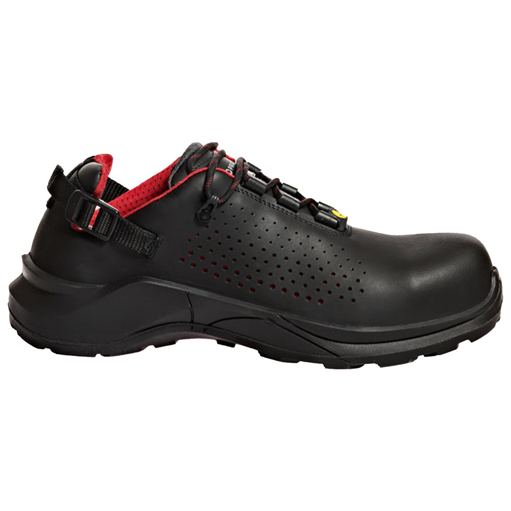 Sandale Trax Automotive, 38, Veloursleder, schwarz