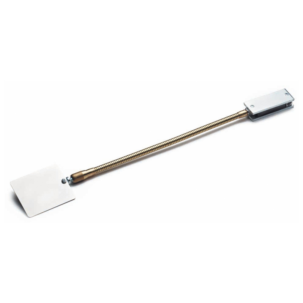 Magnetschweißspiegel, Stärke 1 mm, Länge 500 mm, Stahlspiegel vernickelt