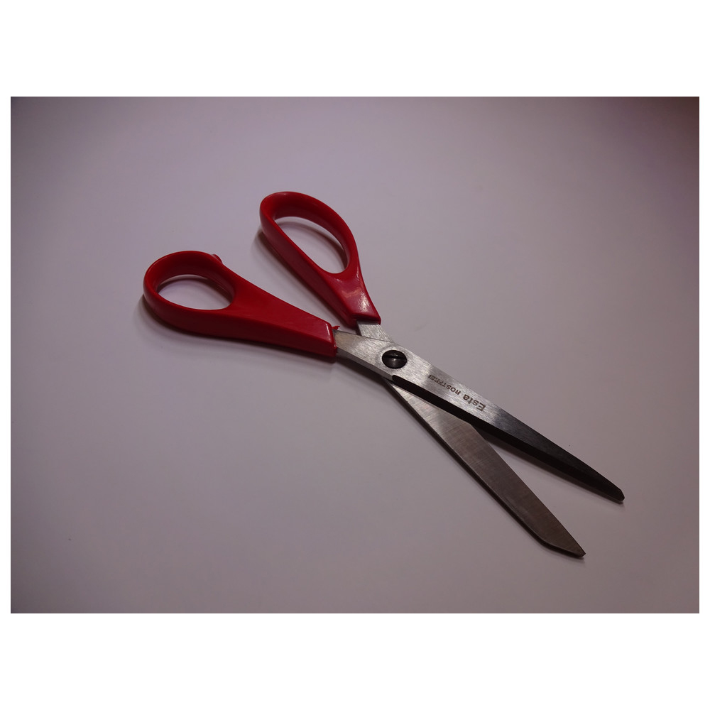 Haushaltsschere, 15 cm, rot