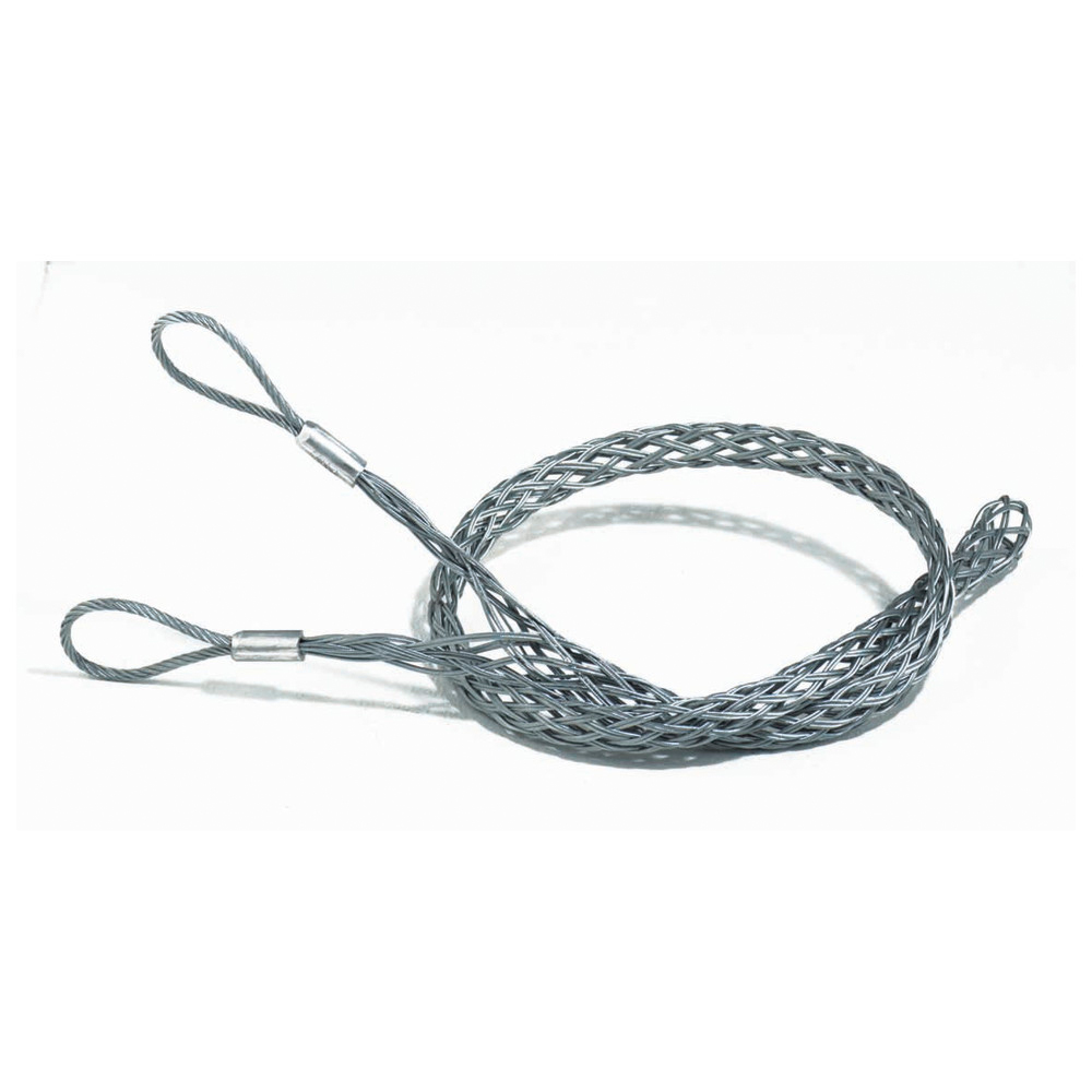Kabelziehstrumpf, Erdverkabelung, 2 verpressten Seilschlaufen, Kabel-Ø 40-50 mm