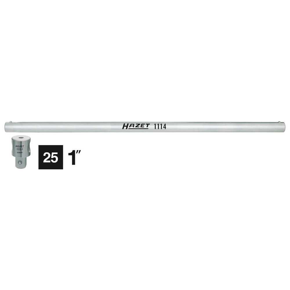 Schiebestück mit Drehstange 1115/2 - Vierkant massiv 25 mm (1 Zoll) - Gesamtlän