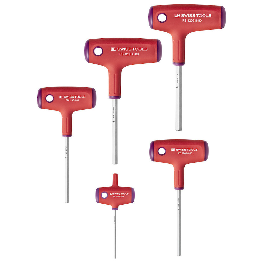 Quergriff-Schraubendreher Satz im Karton 6-teilig 3-10mm PB Swiss Tools