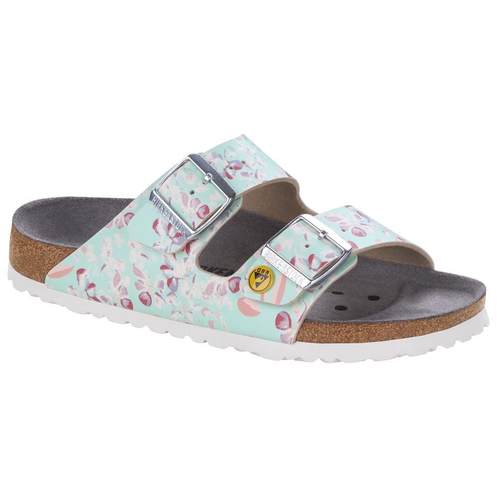 ESD-Sandale Arizona, Größe 35, Flower Field Mint, schmal