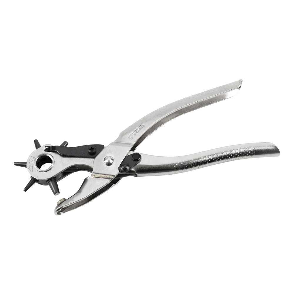 Revolverlochzange SIMPLE, 220 mm, 2,0 - 4,5 mm, vernickelt