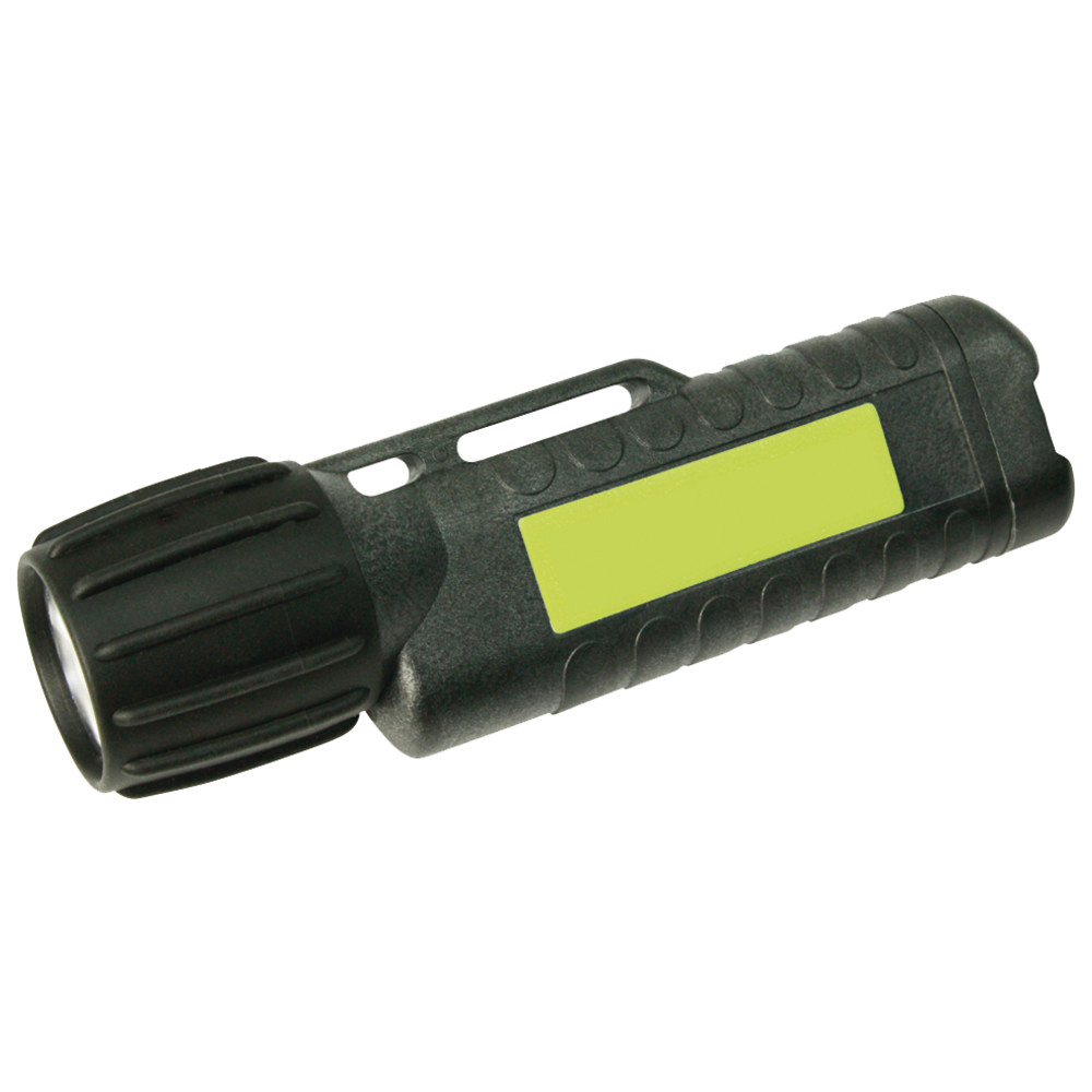 Helmlampe 3AA eLED CPO, TS Heckschalter, schwarz, nachl. Streifen