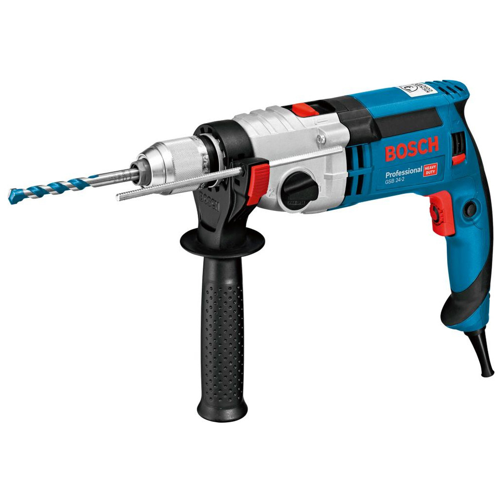Schlagbohrmaschine GSB 24-2 mit Bohrerset