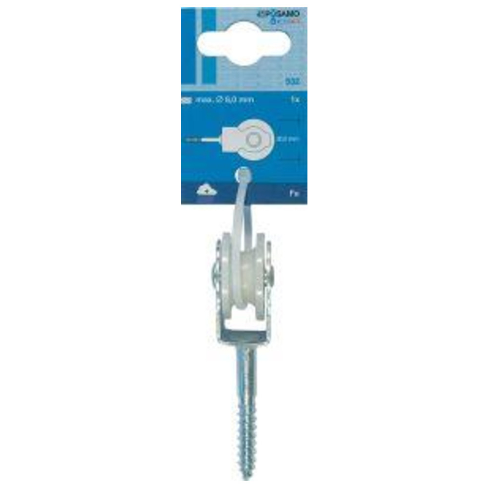 Vogelrolle für Seil 8 mm a 1Stck