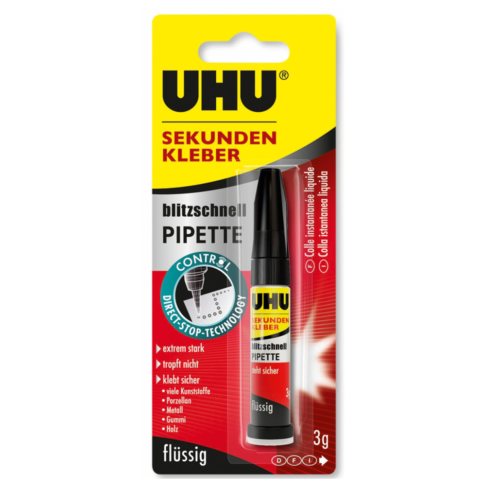 Sekundenkleber blitzschnell, 3 g