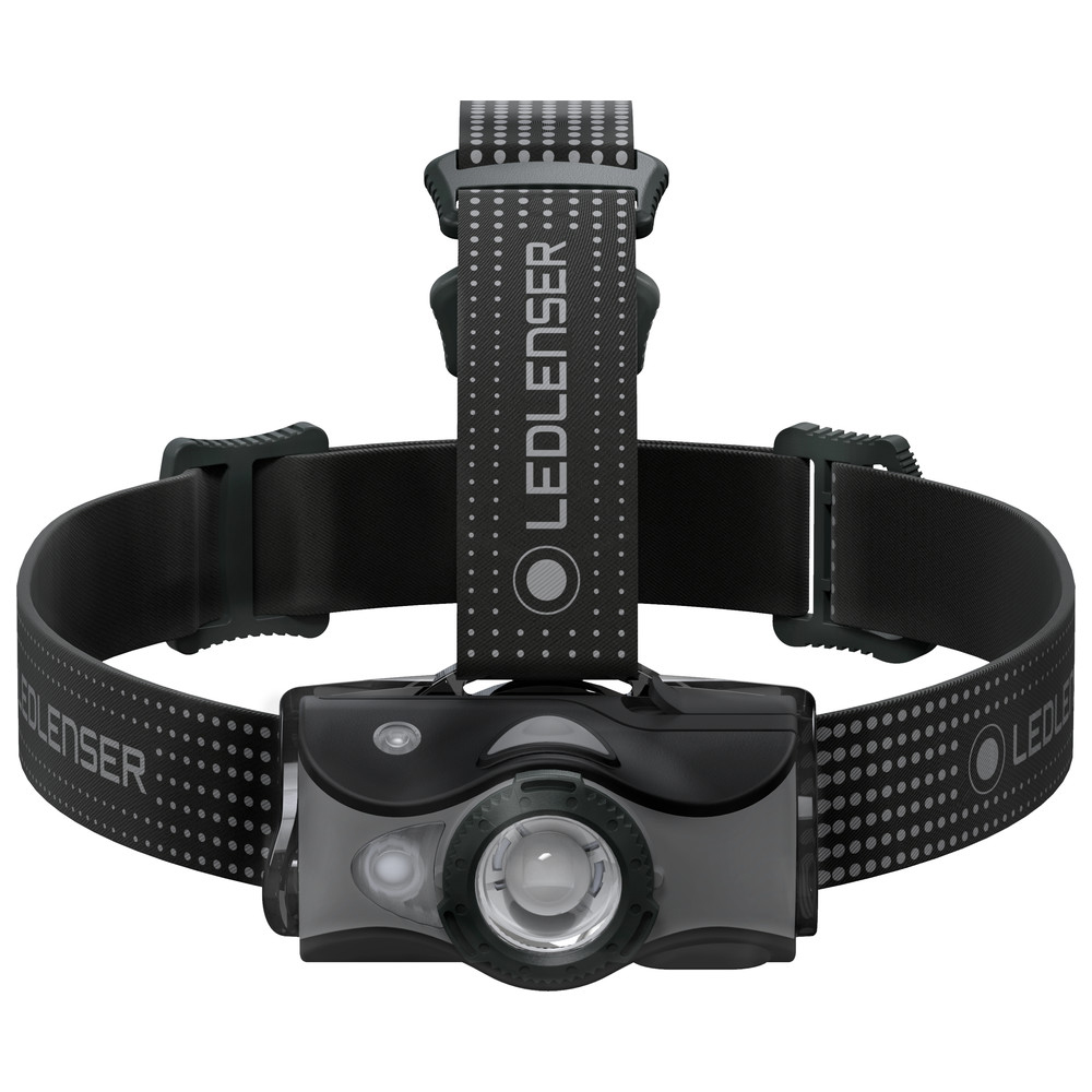 LED-Stirnlampe MH7, schwarz/grau