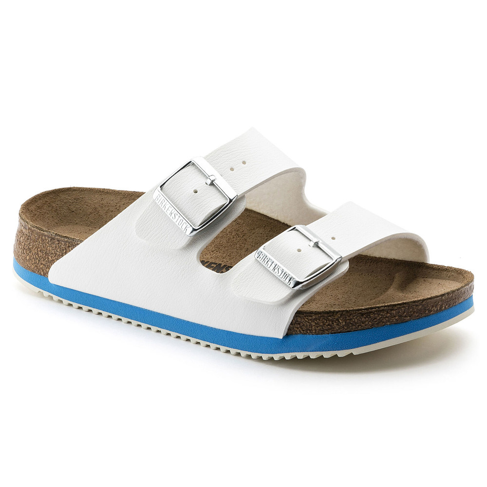Sandale Arizona Super Grip, Birko-Flor, weiß, normal, Größe 35