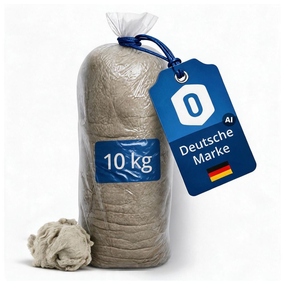 Mineralfaser Brandschutz-Wolle, Stopfwolle, nicht brennbar, 1000°C 10kg