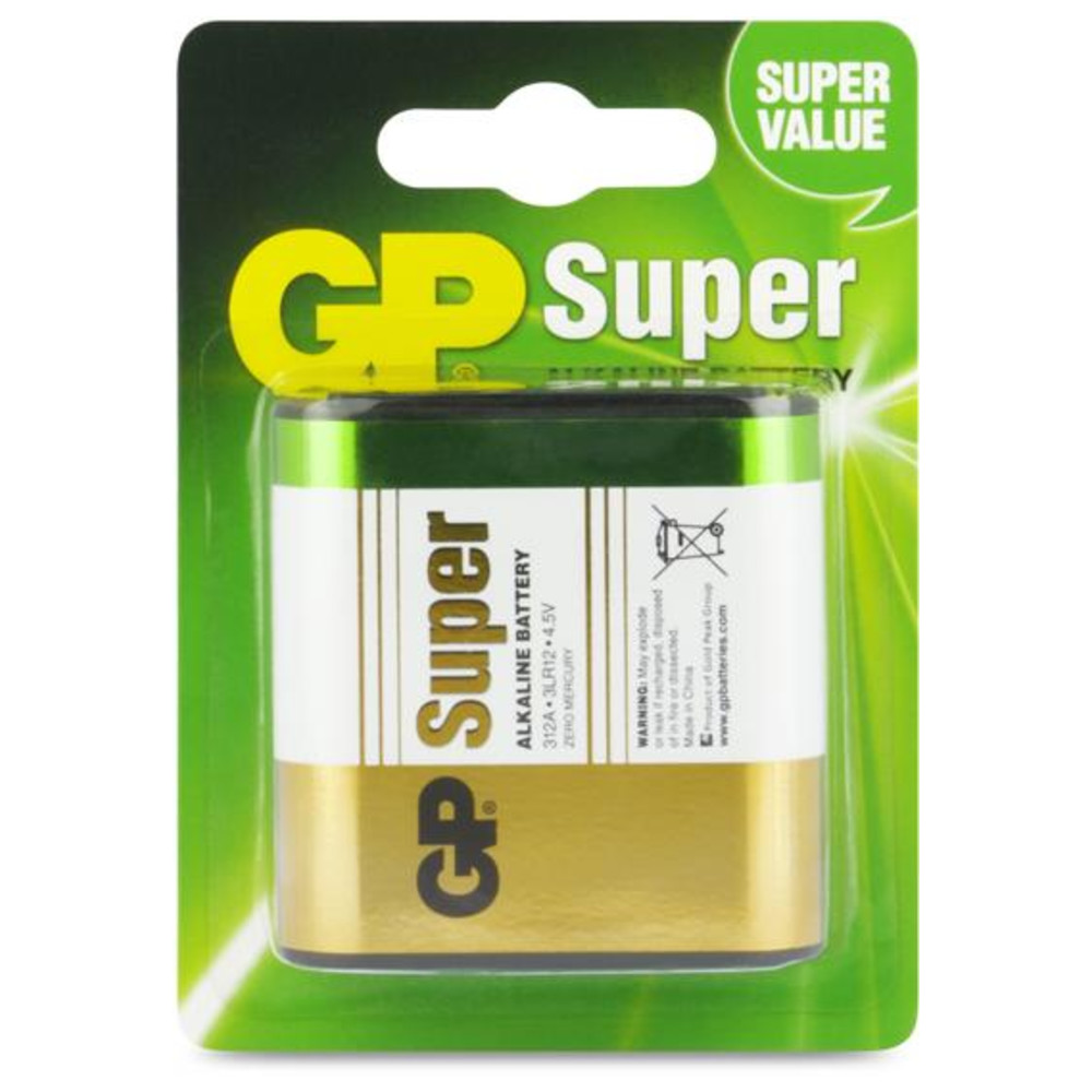Batterie, 312A GP Alkaline Super