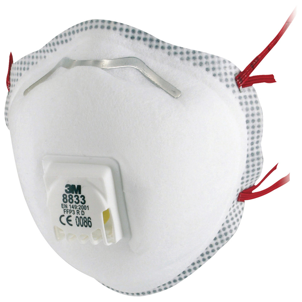 Atemschutzmaske 8833, EN 149, FFP3 R D