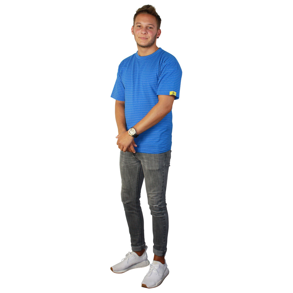 WETEC ESD-T-Shirt, L, blau
