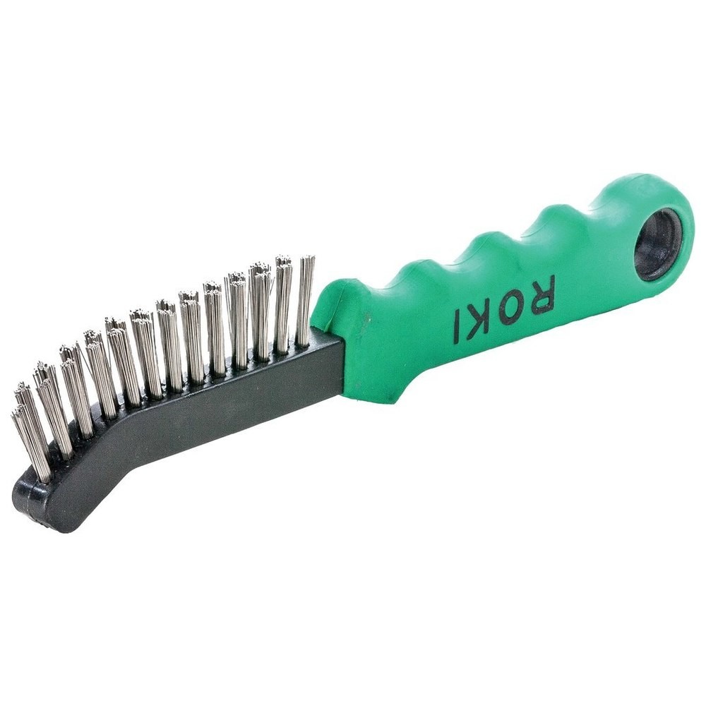 Drahtbürste ROKI V4A glatt 0,3mm Lessmann