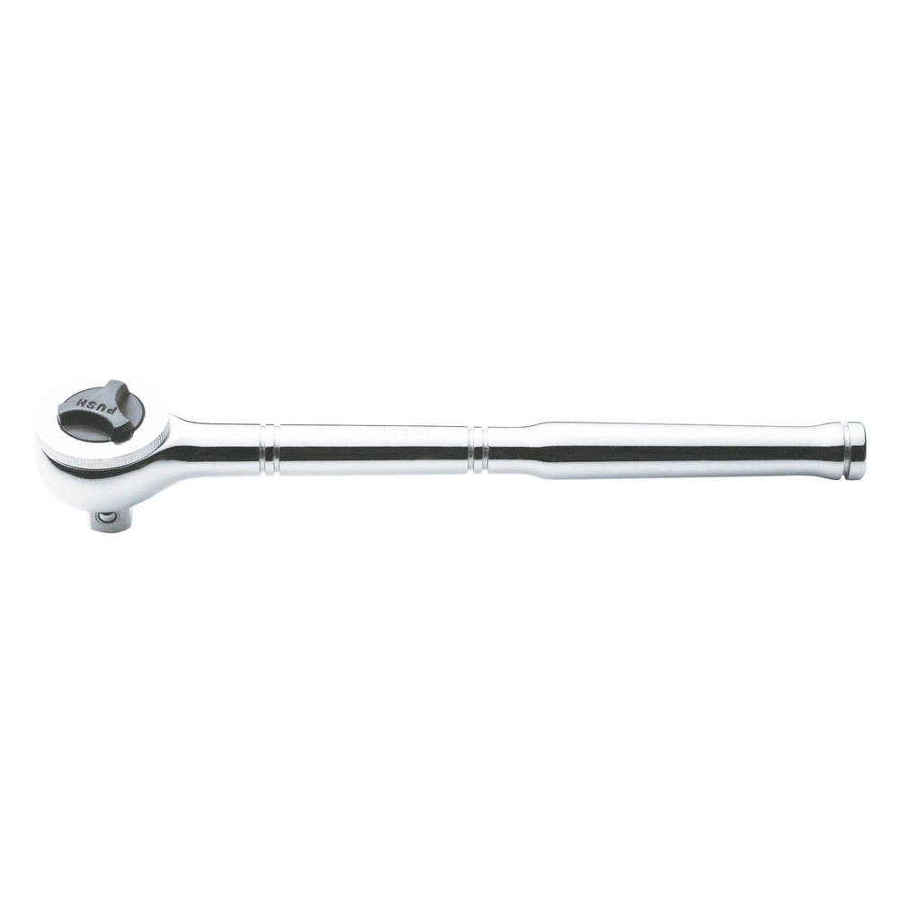 Ratsche mit Stahlgriff und Rundkopf 1/2"