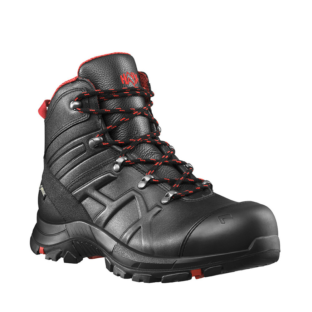 Sicherheitsschuh BLACK EAGLE Safety 54 mid, schwarz/rot, UK: 4.0/ EU: 37