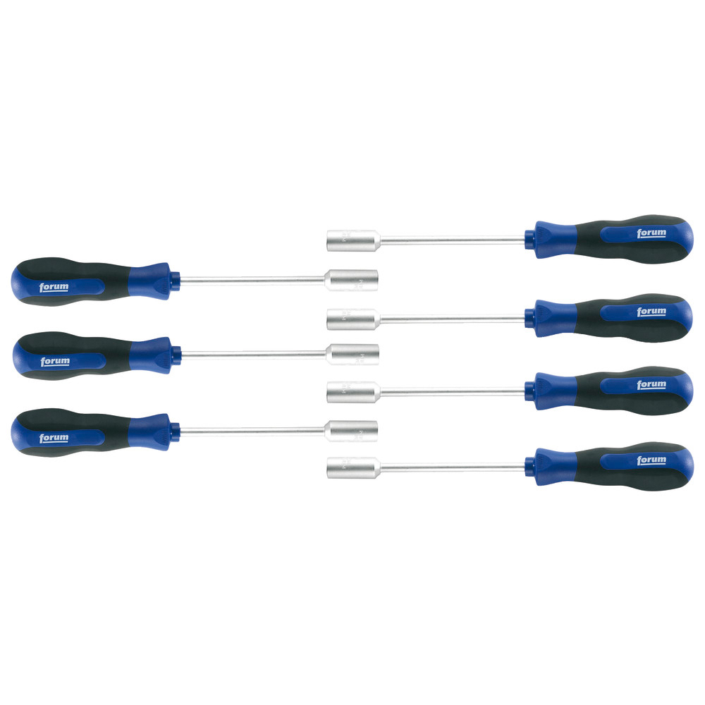 Steckschlüssel-Schraubendrehersatz, 7-teilig 5-13 mm