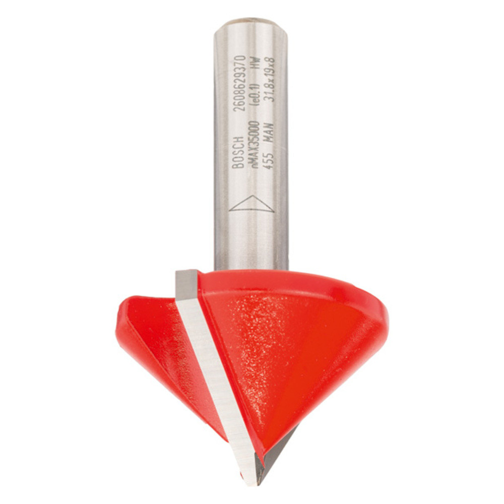 V-Nutfräser Expert for Wood, W 90°, D 31,8 mm, S 8 mm