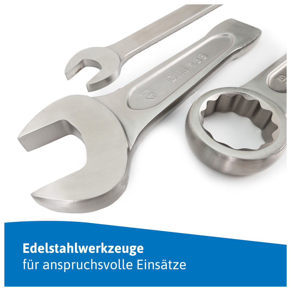 WETEC Maulschlagschlüssel, Edelstahl, SW 41 mm, Bild 6