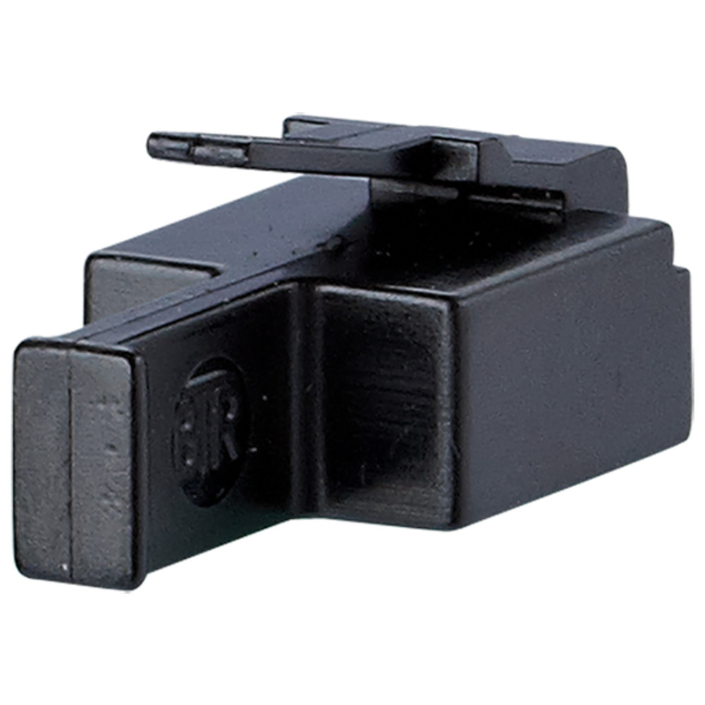 Staubschutzstecker, schwarz