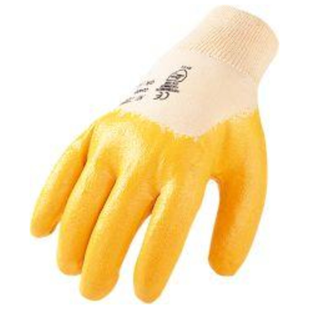 Handschuh, Nitril, Gr. 10, gelb