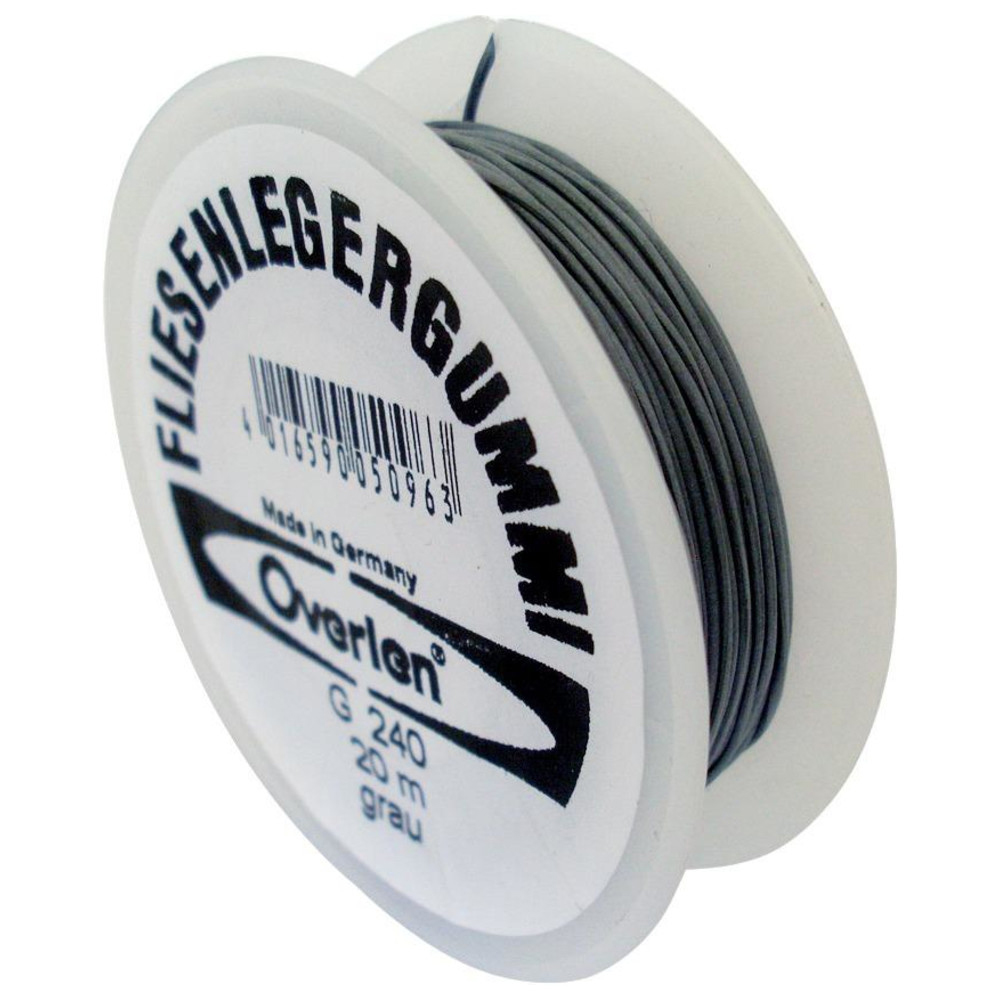 Fliesenleger Gummi 20m grau