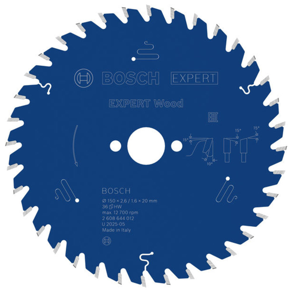 EXPERT Wood Kreissägeblatt, 150x2,6/1,6x20 mm, Z36