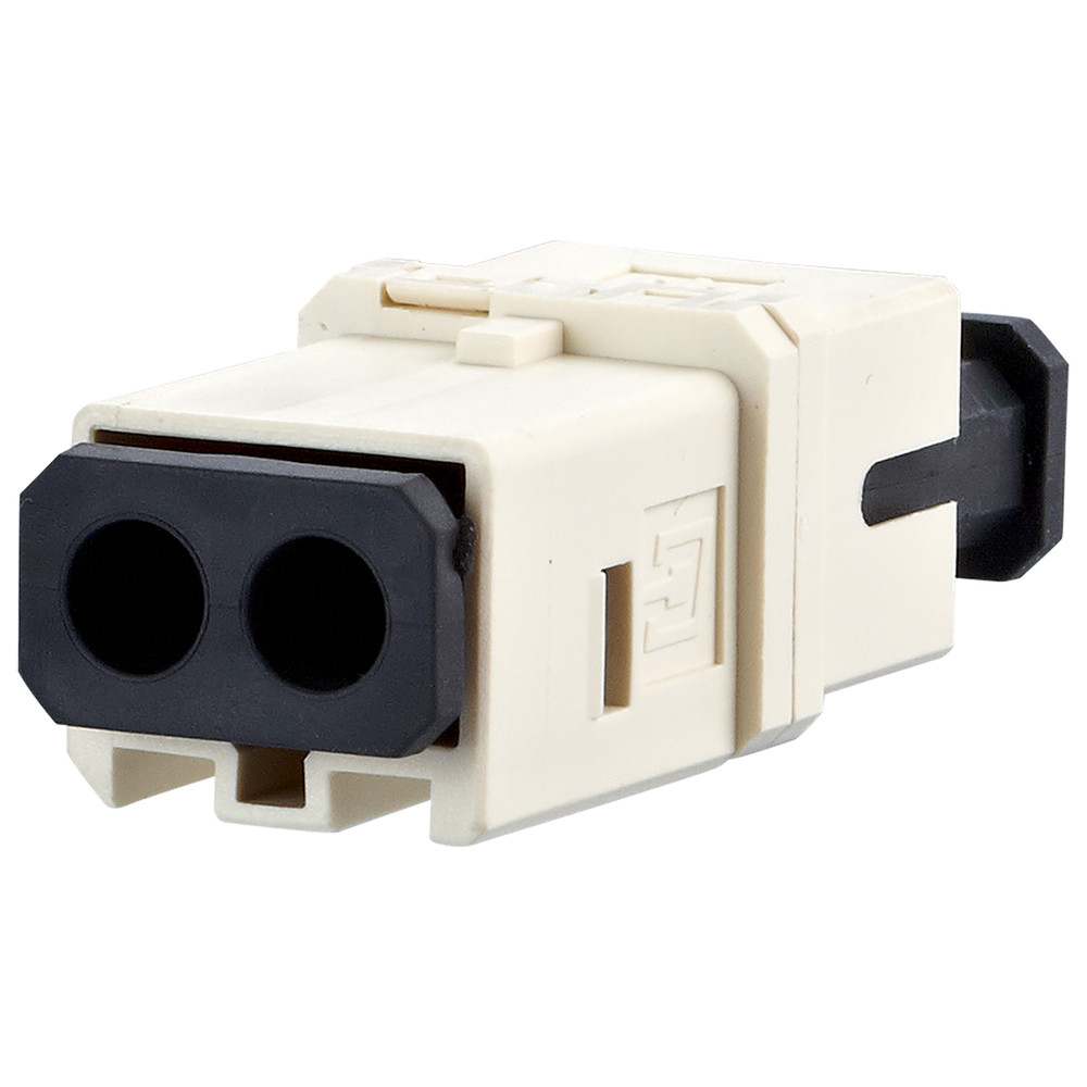 Flanscheinsatz OpDat Industry, SC-RJ/2SC MM, beige