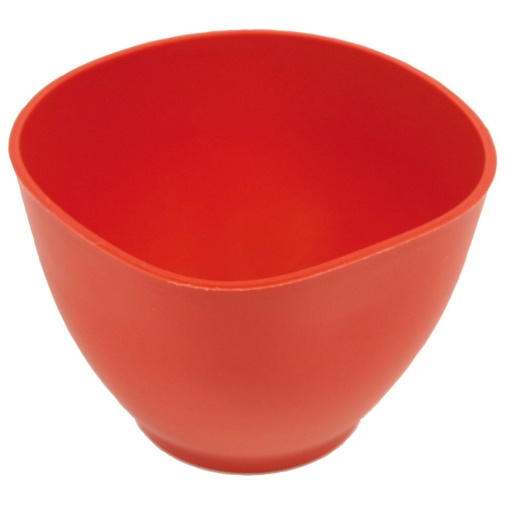 Gipsbecher Gummi / rot 130 x 95 mm